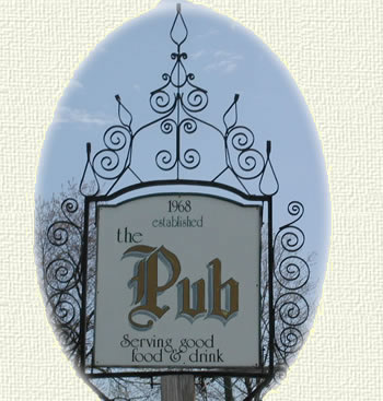 The Pub, a favorite with area students since 1968.